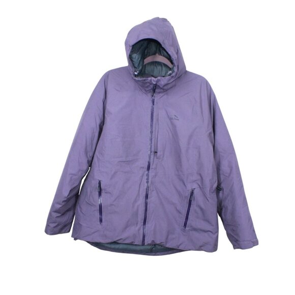 LL Bean Waterproof Ultralight Down Jacket Muted Purple Size XL Pet - Picture 1 of 10